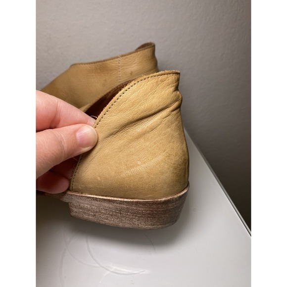 Free People Mont Blanc Sandals Womens Size 36 US 5.5 Tan Open Toe/Side Comfort - Picture 7 of 16